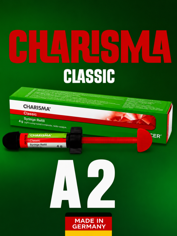 Charisma Classic Kulzer Харизма Класик Мікрогібридний світлозатверджуваний фотополімерний композит, шприц 4 г, Німеччина A2,A3
