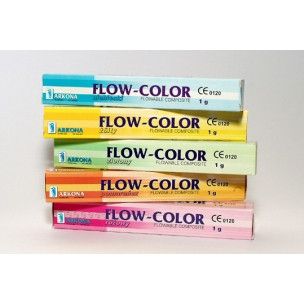 Текучий цветной материал Flow-Colour, Флоу-Колор, шприц (Arkona)шприц 1г