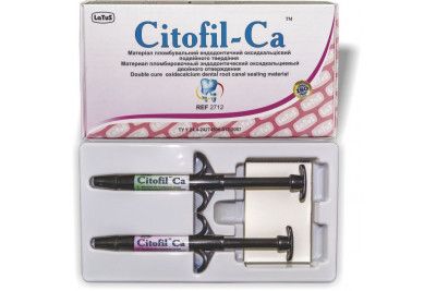 Citofil-Ca (Цитофил кальций) текучий композит двойного отверждения.