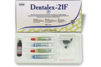 Герметик стоматологический химического отверждения фторвыделяющий Dentalex-21F (Денталекс-21Ф)