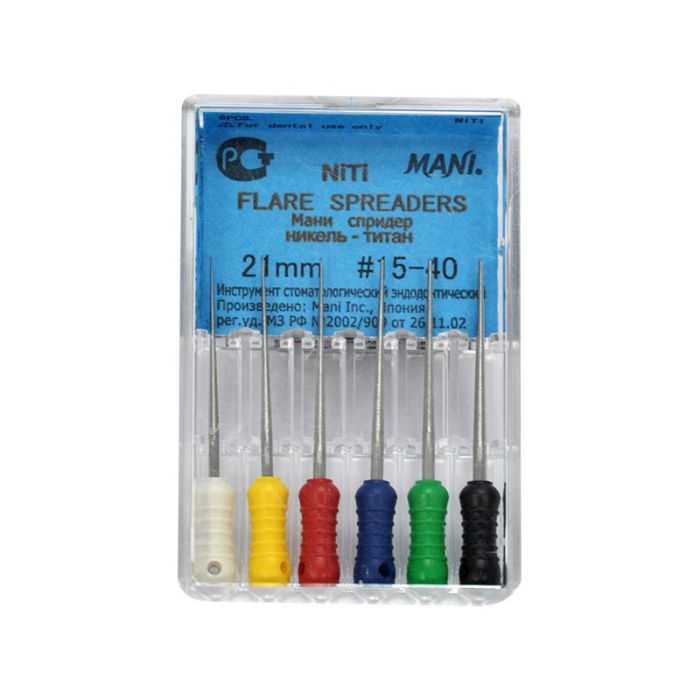 Нікель-титанові файли Spreaders NiTi, МАNI