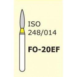 Бор алмазный MANI, 1 шт FO-20EF (ISO 248/014) желтые