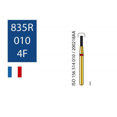 Бор алмазний Diatech червоне кільце 45 µм (F) дрібна зернистість 835 R - 010 - 4 F