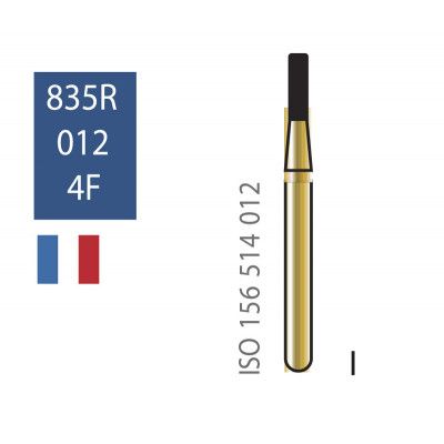 Бор алмазный Diatech красное кольцо 45 µм (F) мелкая зернистость 835 R - 012 - 4 F