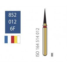 Бор алмазный Diatech красное кольцо 45 µм (F) мелкая зернистость 852 - 012 - 6 F