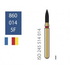 Бор алмазный Diatech красное кольцо 45 µм (F) мелкая зернистость 860 - 014 - 5 F