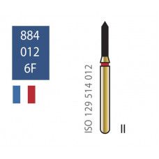 Бор алмазный Diatech красное кольцо 45 µм (F) мелкая зернистость F 884 - 012 - 6 F