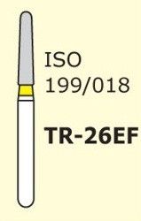 Бор алмазный MANI, 1 шт TR-26EF (ISO 199/018) желтые