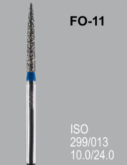 Бор алмазный MANI, 1 шт FO-11 (ISO 299/012) синие