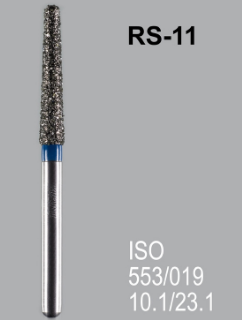 Бор алмазный MANI, 1 шт RS-11 (ISO 553/019) синие