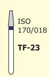 Бор алмазный MANI, 1 шт TF-23 (ISO 170/018)синий