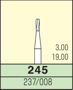Карбидный бор Mani № 245 (3шт.)