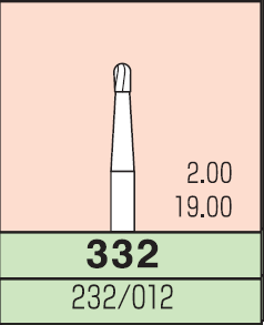 Карбидный бор Mani № 332 (3 шт.)