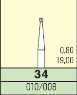 Карбидный бор Mani № 34 (3 шт.)