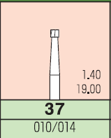 Карбидный бор Mani № 37 (3 шт.)