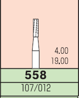 Карбидный бор Mani № 558 (3 шт.)