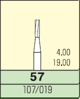 Карбидный бор Mani № 57 (3 шт.)
