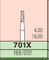 Карбидный бор Mani № 701Х (3 шт.)