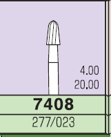 Карбидный бор Mani № 7408 (3 шт.)