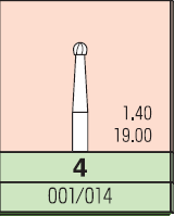 Карбидный бор Mani шарик 4 (3 шт.)