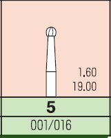 Карбидный бор Mani шарик 5 (3 шт.)