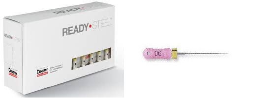 Ручные эндодонтические инструменты C + File Readysteel, Dentsply (# 06 - 6шт/25мм)