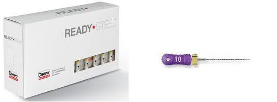 Ручные эндодонтические инструменты C + File Readysteel, Dentsply (# 10 - 6шт/25мм)