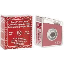 Папір оклюзійний Arti-Check, Bausch 40мкм ВК16 (червоний) 
