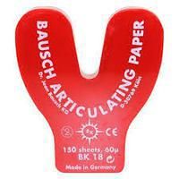 Папір оклюзійний Arti-Check, Bausch 40мкм ВК18 (червоний) 