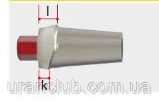 Абатменты системы IMPLA Шестигранное соединение 4, 2 mm / 15° / k 1, 3 mm / l 2, 1 mm /