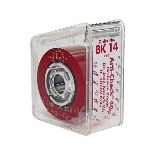 Оклюзійна папір Arti-Check, Bausch 40мкм BK14 - червоний