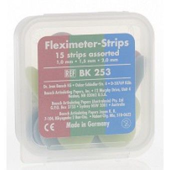 Смужки Bausch Fleximeter-Strips Пластиковий бокс 15 штук асорті BK253