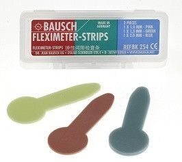 Смужки Bausch Fleximeter-Strips Пластиковий бокс 3 штук асорті BK254