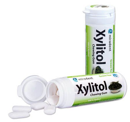Жевательная резинка XYLITOL CHEWING GUM Упаковка 30 шт - зеленый чай