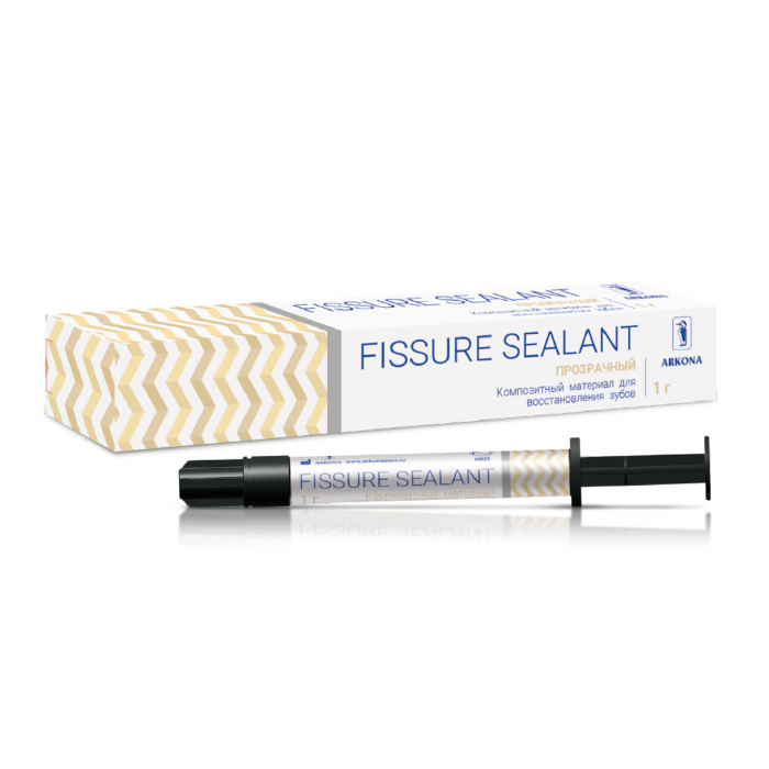 Герметик для фиссур Fissure Sealant, Фиссуре силант прозрачный шприц (Arkona) 1гр.