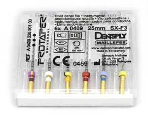 Протейперы машинные ProTaper, Dentsply Maillefer Оригинал ассорти D1-D2-D3