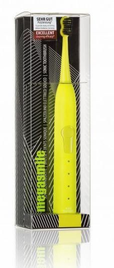 MEGASMILE Звукова гідроактивна зубна щітка Black Whitening II Electric Yellow