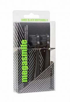 MEGASMILE Насадки для звукової щітки Black Whitening Black 2 шт