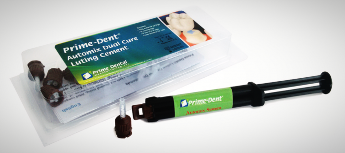 DUAL CURE COMPOSITE LUTING CEMENT, що фіксує класичний композитний цемент.