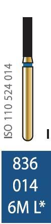 Бор алмазный Diatech синее кольцо 105-125 µм (ML) стандартная 836-014-6ML