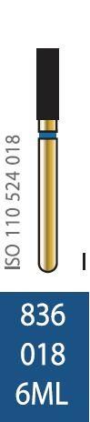 Бор алмазный Diatech синее кольцо 105-125 µм (ML) стандартная 836-018-6ML