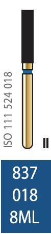 Бор алмазный Diatech синее кольцо 105-125 µм (ML) стандартная 837-018-8ML