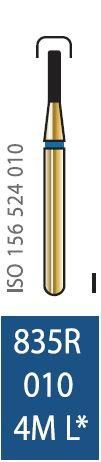 Бор алмазный Diatech синее кольцо 105-125 µм (ML) стандартная 835R-010-4ML