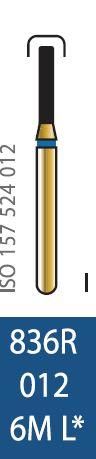 Бор алмазный Diatech синее кольцо 105-125 µм (ML) стандартная 836R-012-6ML