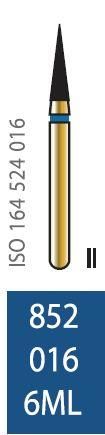 Бор алмазний Diatech синє кільце 105-125 µм (ML) стандартна 852-016-6ML