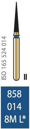 Бор алмазный Diatech синее кольцо 105-125 µм (ML) стандартная 858-014-8ML