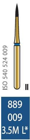 Бор алмазный Diatech синее кольцо 105-125 µм (ML) стандартная 889-009-3.5ML
