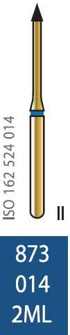 Бор алмазный Diatech синее кольцо 105-125 µм (ML) стандартная 873-014-2ML