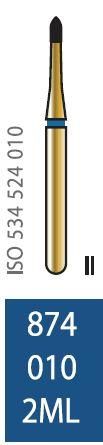 Бор алмазный Diatech синее кольцо 105-125 µм (ML) стандартная 874-010-2ML