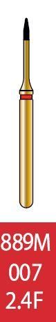 Бор алмазный Diatech красное кольцо 45 µм (F) мелкая зернистость 889M-007-2.4F